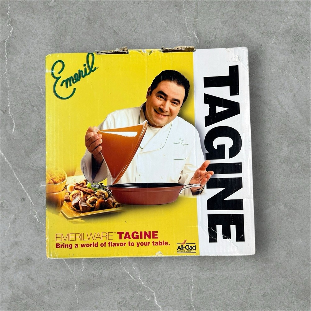 All Clad Emeril Lagasse Tagine  Excellent /New Opened Box. All‎ Original inserts